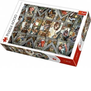 Puzzle Trefl 6000 Tavanul Capelei Sixtine