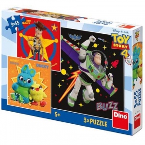 Puzzle 3 in 1 - TOY STORY 4 (55 piese)