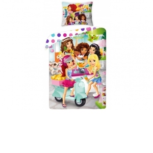 Lenjerie de pat LEGO Friends (LEG-101)