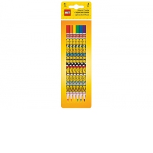 Set 6 creioane colorate LEGO Iconic  (51176)