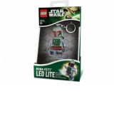Breloc cu lanterna LEGO Boba Fett  (LGL-KE19)