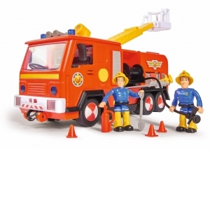 Masina Pompierului Sam cu 2 Figurine si Functiuni