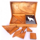 Puzzle din lemn Double Tangram