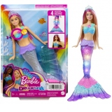 Papusa Barbie Sirena cu Lumini si Sunete