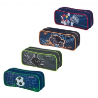 NECESSAIRE DUBLU DECORURI ASORTATE BAIETI