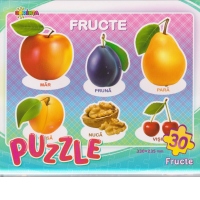 Puzzle + surpriza - Fructe (30 piese)