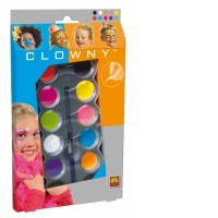 Set pictura pe fata (10 vopsele) - trendy