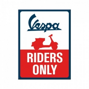 Magnet Vespa Riders Only