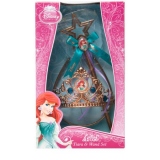 Set accesorii Disney Princess, diadema si bagheta, Ariel