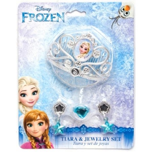 Set 3 accesorii Frozen, diadema si bijuterii