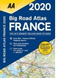 AA Big Road Atlas France 2020