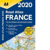 AA Road Atlas France 2020