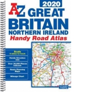 Great Britain Handy Road Atlas 2020 (A5 Spiral)