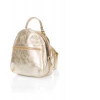 Rucsac GIULIA MASSARI din piele, gold