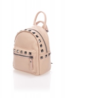 Rucsac MASSIMO CASTELLI din piele, cipria
