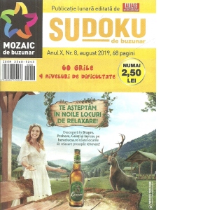 Sudoku de buzunar, Nr.8/2019
