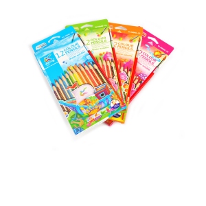Creioane colorate solubile in apa Yalong, 12 buc
