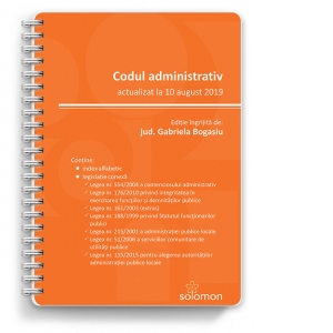 Codul administrativ actualizat la 10 august 2019