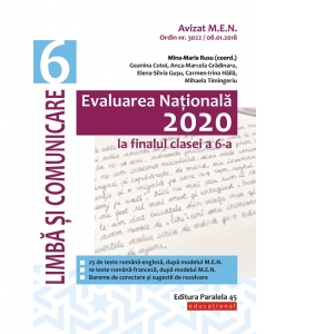 Evaluarea Nationala 2020 la finalul clasei a VI-a. Limba si comunicare
