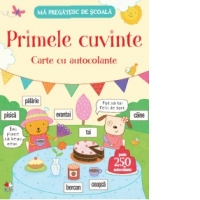 Ma pregatesc de scoala. Primele cuvinte. Carte cu autocolante