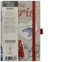 BLOC NOTES IVORY GRAPHIC 9 X 14 CM 192 PAGINI DICTANDO MOTIV TRAVELLER