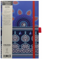 Bloc notes Ivory Graphic 13 X 21 cm 240 pagini, dictando, motiv Exotic