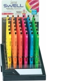 Creion mecanic Swell, 0.5 mm, 36 bucati, prezentare pe display expunere
