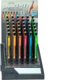 Creion mecanic Shake-It, 0.7 mm, 36 bucati, prezentare pe display expunere