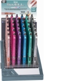 Creion mecanic Swell, 0.7 mm, culori metalice, 36 bucati, prezentare pe display expunere