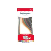 Hartie quilling metalizata 42.5x0.5 cm 100/set, HQ101