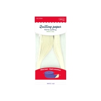 Hartie quilling 42.5X0.5 cm 100/set, HQ100W alb