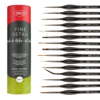 Pensule set 14+1 pentru miniatura si detaliu Daco PN2914