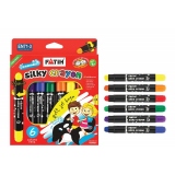 Creion color 6 culori cu gel Fatih