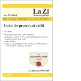 Codul de procedura civila. Cod 699. Actualizat la 5.09.2019