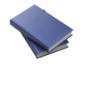 Agenda datata Tucson RO A5, 352 pagini, coperta buretata, culoare albastru, 2020