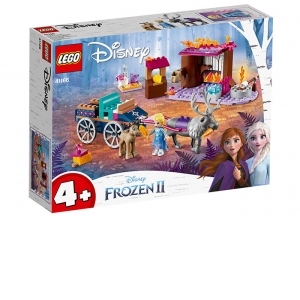 LEGO Disney Princess Frozen II - Aventura Elsei cu caruta 41166, 116 piese
