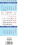 Calendar de birou triptic tip piramida 2020