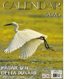 Calendar de perete 12+1 file Pasari 2020