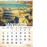 Calendar A3 policromie Vintage 2020