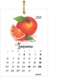 Calendar perete A5 policromie, Fructe pictate 2020