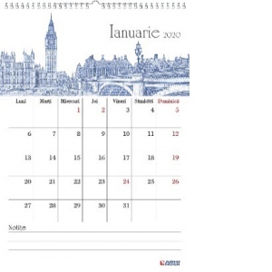 Calendar A3 policromie Schite 2020
