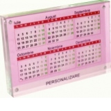 Calendar  birou in  rama  plastic acrilic 2020