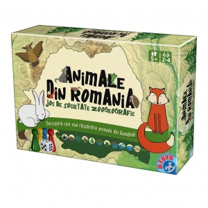 Animale din Romania. Joc de societate zoogeografic. Descopera cele mai raspandite animale din Romania