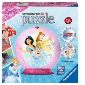 Puzzle 3D Printese Disney, 72 Piese