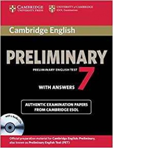 Cambridge English Preliminary 7 Student s Book Pack (Student s Book with Answers and Audio CDs (2)) (PET Practice Tests)