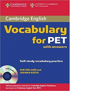 Cambridge Vocabulary for PET Edition with answers and Audio CD (Cambridge Books for Cambridge Exams)