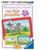 Puzzle Animale, 3X6 Piese