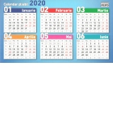 Calendar pliabil 2020