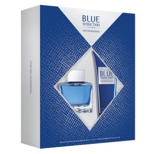 Set Blue Seduction, Barbati: Apa Toaleta, 50 ml + After Shave Balm, 75 ml