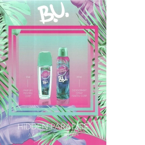 Set BU Hidden Paradise, Dama: Parfum pentru corp, 75 ml + Deodorant Spray, 150 ml